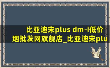 比亚迪宋plus dm-i(低价烟批发网)旗舰店_比亚迪宋plus dm-i(低价烟批发网)油耗实测